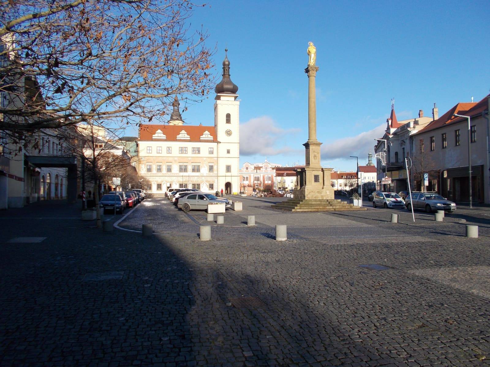 The Old Town Square in Mladá Boleslav